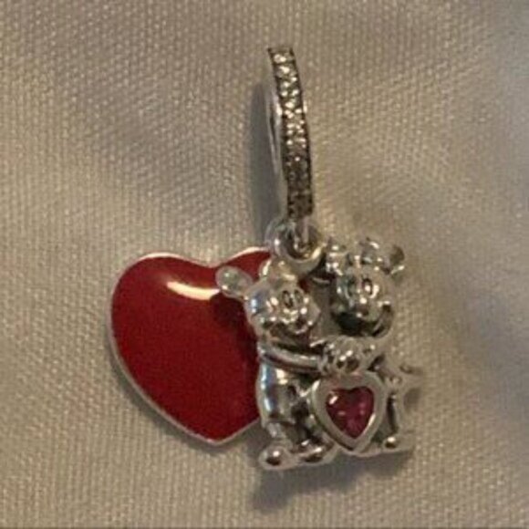 Disney Mickey & Minnie Mouse Love Dangle - Picture 4 of 5